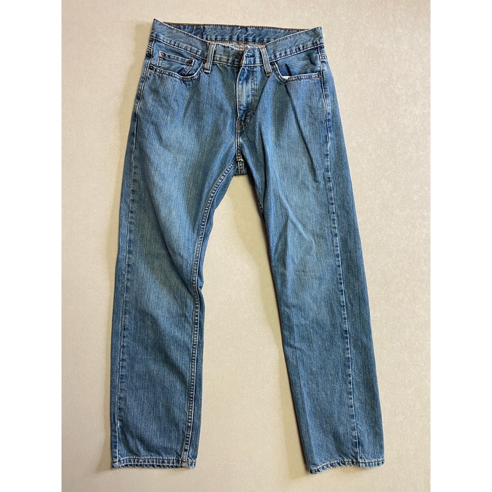 Levis 559 Relaxed Straight Jeans Medium Wash Blue Denim W30 L32 00559-0733